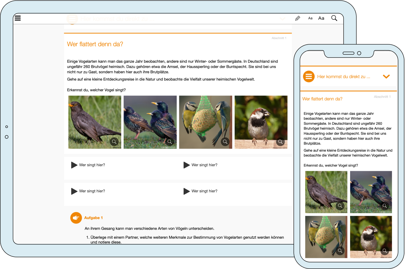 Header: BioBook NRW – Digitales Schulbuch für iOS & Android